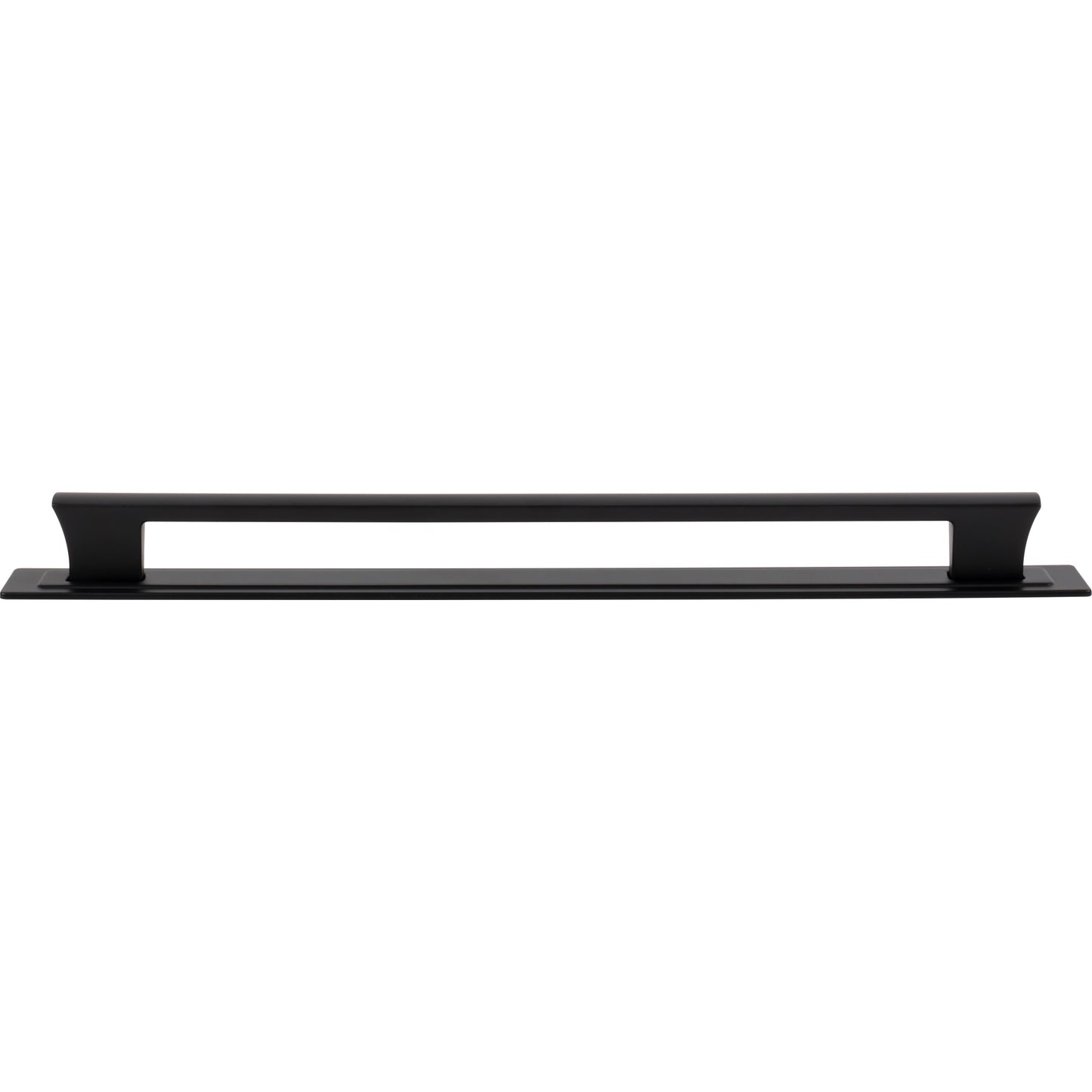 ATLAS A6007-BL Zander 12" Center to Center Bar Pull - Matte Black