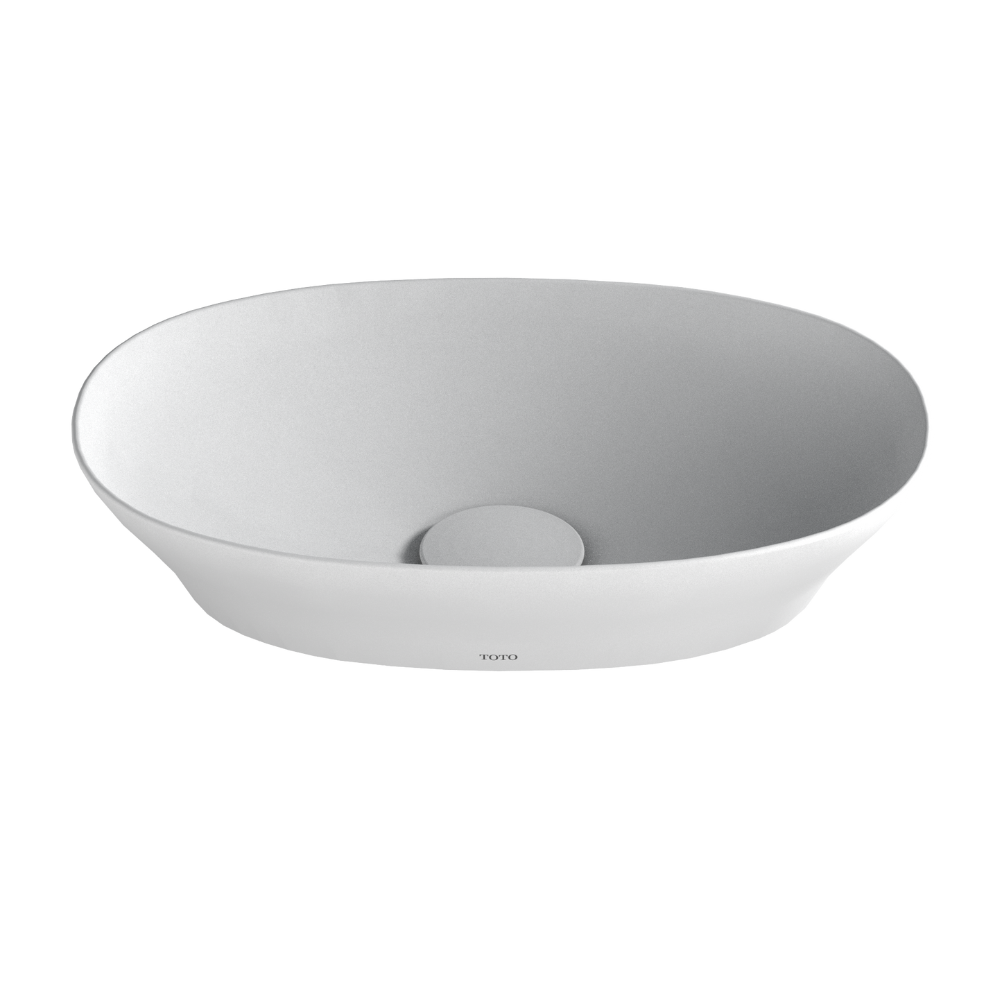 TOTO LT473MT#CMW Kiwami Oval 16 Inch Vessel Bathroom Sink with CEFIONTECT , Clean Matte