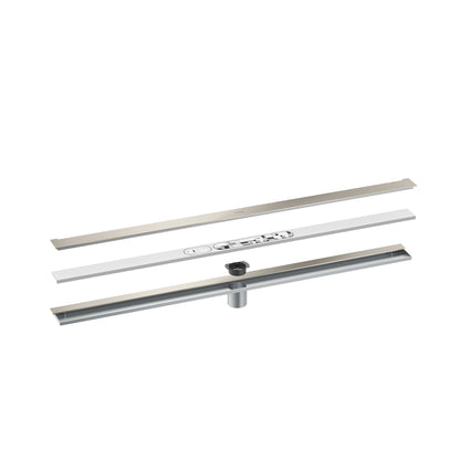AXOR 42528801 Drains Wall Installation 39 3/8" - Stainless Steel Optic