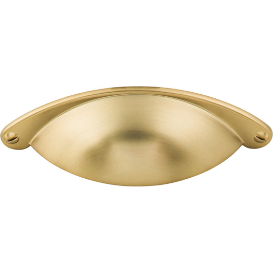 TOP KNOBS M2202 Arendal 2 1/2" Center to Center Cup/Bin Pull - Honey Bronze