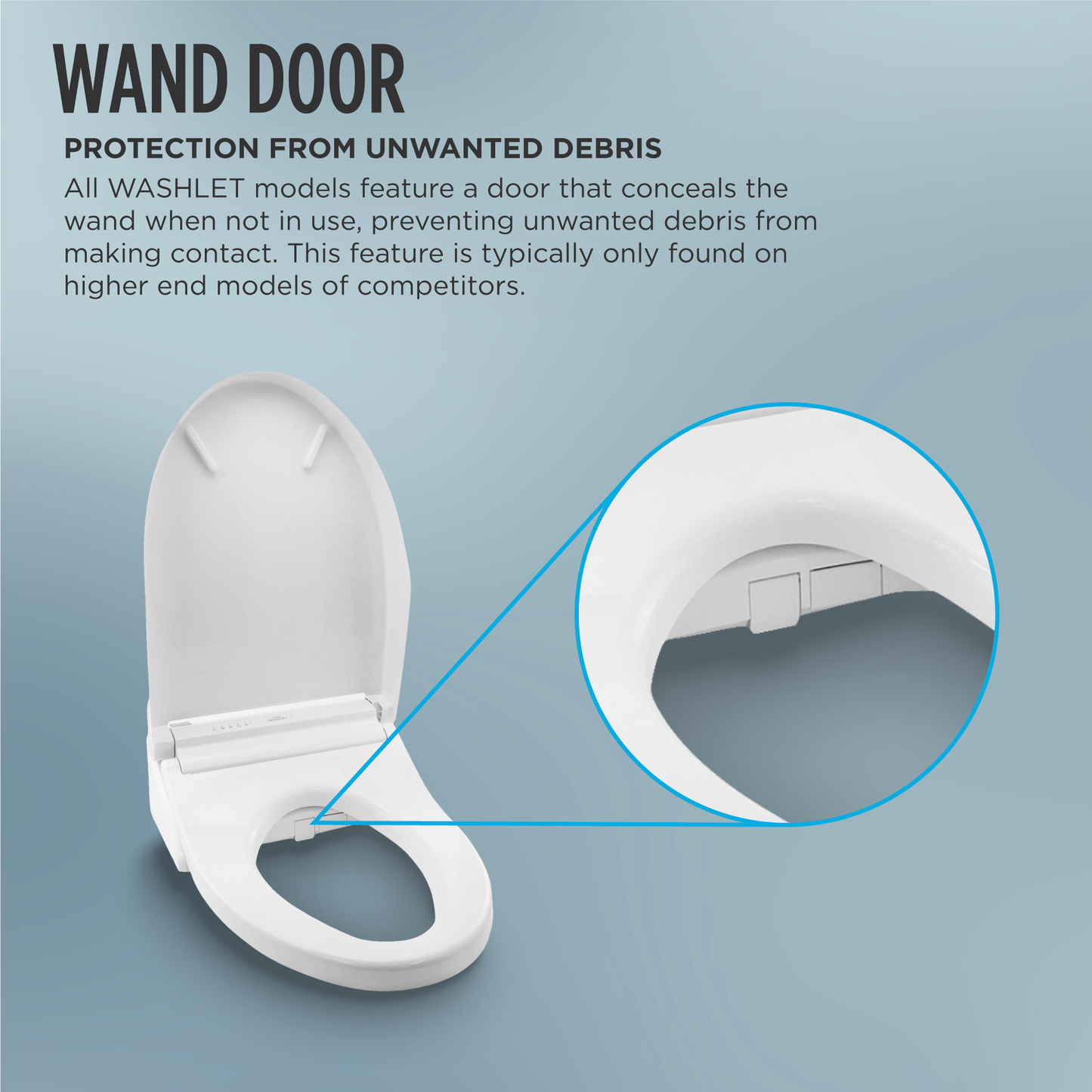 TOTO SW3004#01 WASHLET A2  Electronic Bidet Toilet Seat with Heated Seat and SoftClose Lid , Cotton White