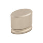 TOP KNOBS TK61BSN Oval 1 3/8" Length Oval Knob - Brushed Satin Nickel