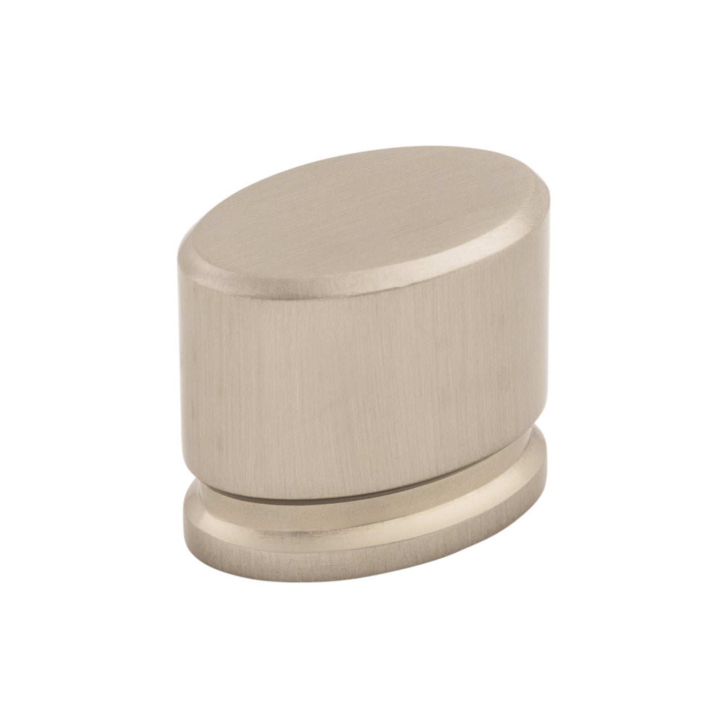 TOP KNOBS TK61BSN Oval 1 3/8" Length Oval Knob - Brushed Satin Nickel