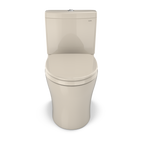 TOTO MS446124CEMGN#03 Aquia Iv Washlet+ Two-Piece Elongated Dual Flush 1.28 And 0.9 Gpf Toilet With Cefiontect - Bone