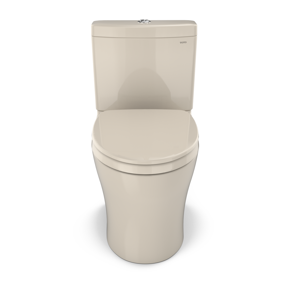 TOTO MS446124CEMGN#03 Aquia Iv Washlet+ Two-Piece Elongated Dual Flush 1.28 And 0.9 Gpf Toilet With Cefiontect - Bone