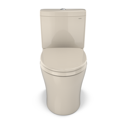 TOTO MS446124CEMGN#03 Aquia Iv Washlet+ Two-Piece Elongated Dual Flush 1.28 And 0.9 Gpf Toilet With Cefiontect - Bone