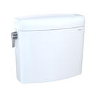 TOTO ST436EMNA#01 Aquia Iv Cube Dual Flush 1.28 And 0.9 Gpf Toilet Tank Only With Washlet+ Auto Flush Compatibility - Cotton White