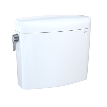 TOTO ST436EMNA#01 Aquia Iv Cube Dual Flush 1.28 And 0.9 Gpf Toilet Tank Only With Washlet+ Auto Flush Compatibility - Cotton White