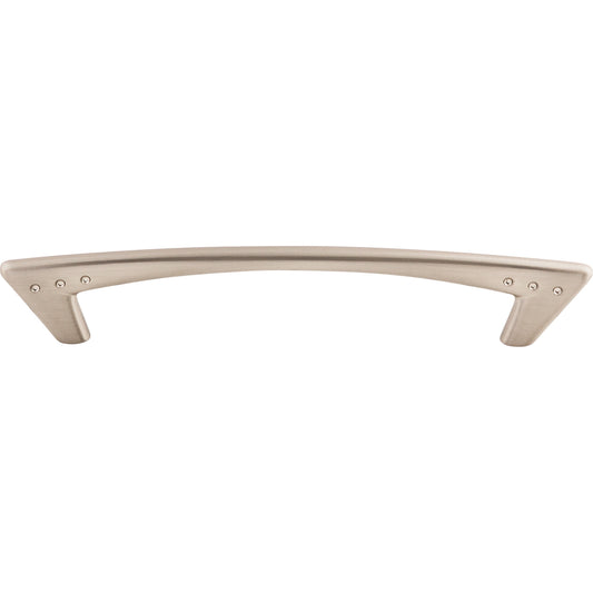 TOP KNOBS M573 Dot 5 1/16" Center to Center Bar Pull , Brushed Satin Nickel