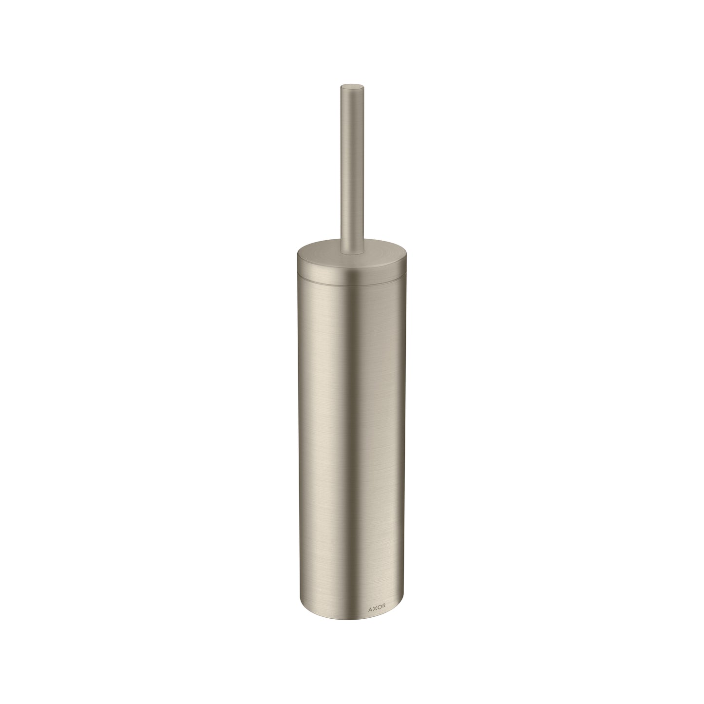 AXOR Universal Circular Toilet brush holder in Brushed Nickel