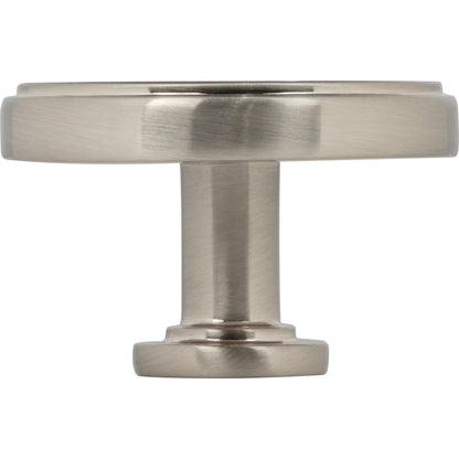 JEFFREY ALEXANDER 171L-SN Richard 1-3/4" Diameter Round Knob - Satin Nickel