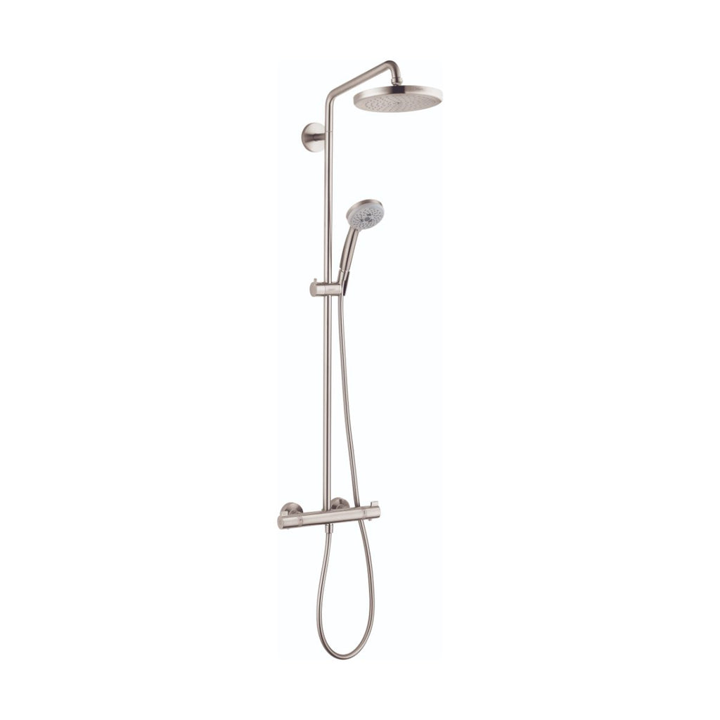 HANSGROHE 27185821 Croma Showerpipe 220 1-Jet, 2.5 GPM - Brushed Nickel