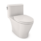 TOTO MS642124CUFG#11 Nexus 1G One-Piece Elongated 1.0 Gpf Universal Height Toilet With Cefiontect And Ss124 Softclose Seat - Colonial White