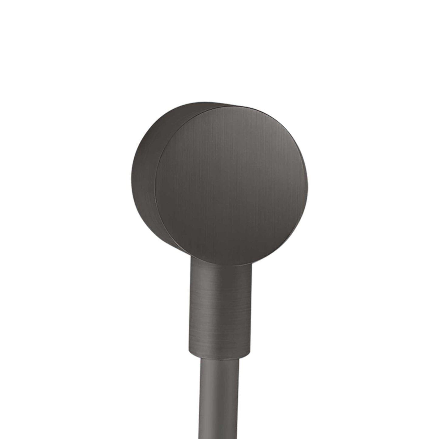 AXOR 27451341 ShowerSolutions Wall Outlet with Check Valves - Brushed Black Chrome