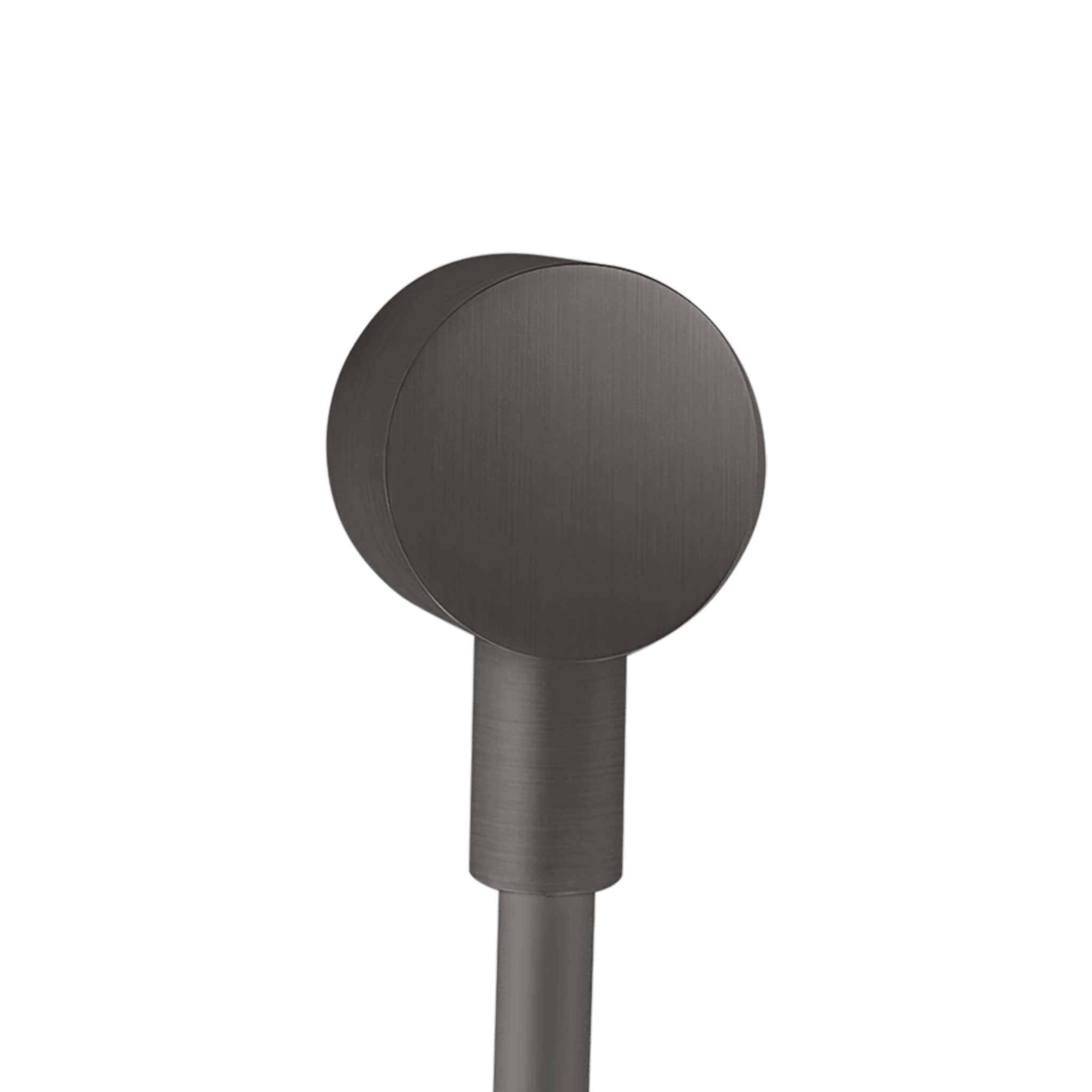AXOR 27451341 ShowerSolutions Wall Outlet with Check Valves - Brushed Black Chrome
