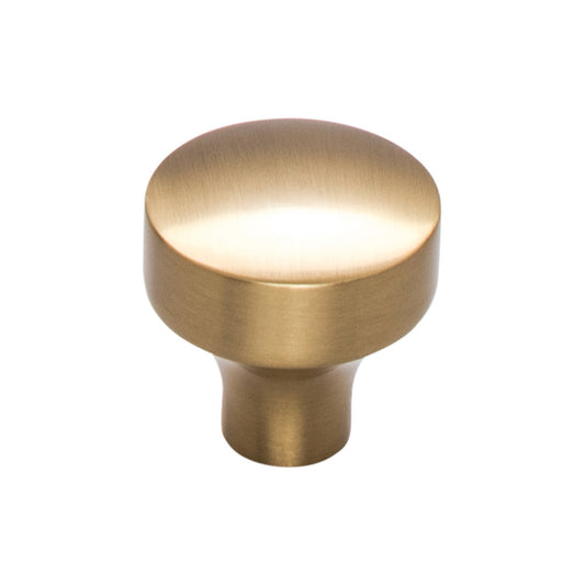 TOP KNOBS TK900HB Kinney 1 1/8" Diameter Round Knob - Honey Bronze