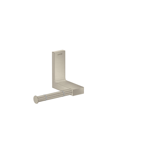 AXOR Universal Rectangular  Toilet Paper Holder in Brushed Nickel