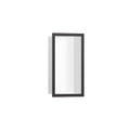 HANSGROHE 56096340 XtraStoris Individual Wall Niche Matte White with Design Frame 12"x 6"x 4" - Brushed Black Chrome
