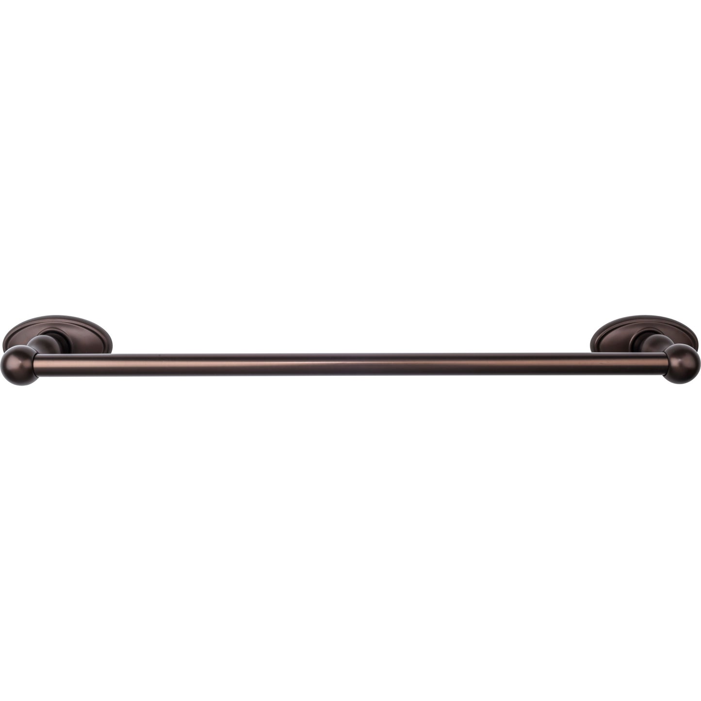 TOP KNOBS ED6ORBC TOP BATH (R) Edwardian Bath Single 20 1/2" Wall Mounted Towel Bar - Oil Rubbed Bronze