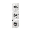AXOR 36704001 Citterio E Thermostatic Module Trim 15" x 5" for 3 Functions - Chrome