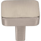 JEFFREY ALEXANDER 905SN Whitlock 1-1/4" Diameter Square Knob - Satin Nickel