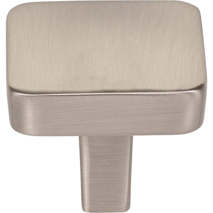 JEFFREY ALEXANDER 905SN Whitlock 1-1/4" Diameter Square Knob - Satin Nickel