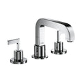 AXOR 39431001 Citterio 3-Hole Roman Tub Set Trim- Lever Handles - Chrome