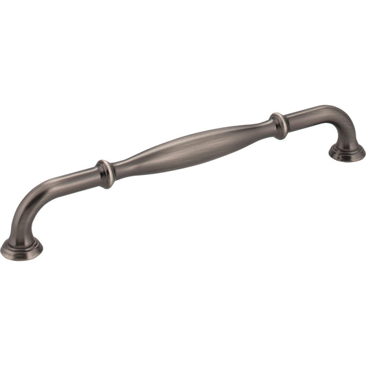 JEFFREY ALEXANDER 658-192BNBDL Tiffany 192 mm Center-to-Center Bar Pull - Brushed Pewter