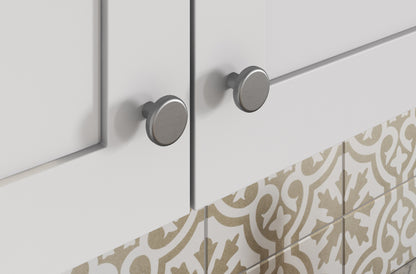 ELEMENTS 105BNBDL Gibson 1-1/4" Diameter Mushroom Knob - Brushed Pewter