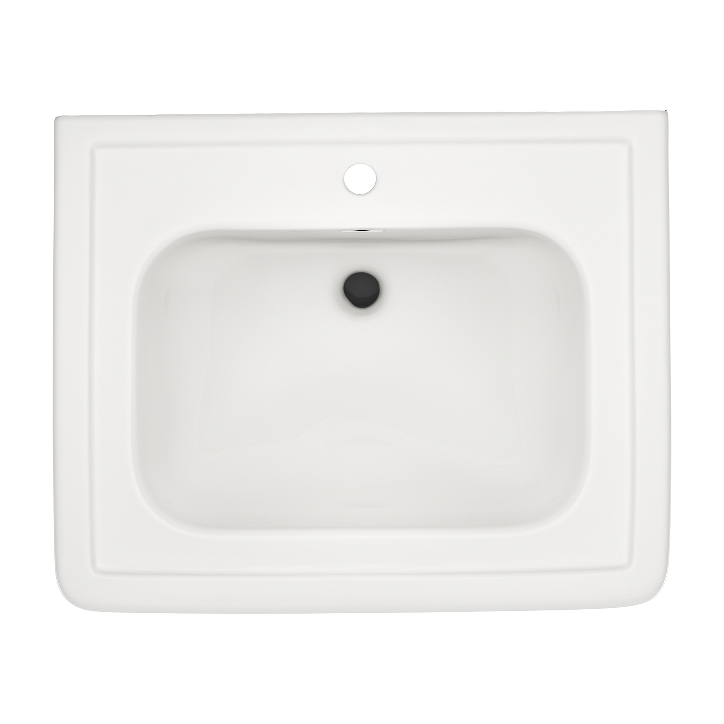 TOTO LPT530N#11 Promenade 27-1/2" X 22-1/4" Rectangular Pedestal Bathroom Sink For Single Hole Faucets - Colonial White