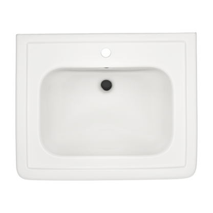 TOTO LPT530N#11 Promenade 27-1/2" X 22-1/4" Rectangular Pedestal Bathroom Sink For Single Hole Faucets - Colonial White