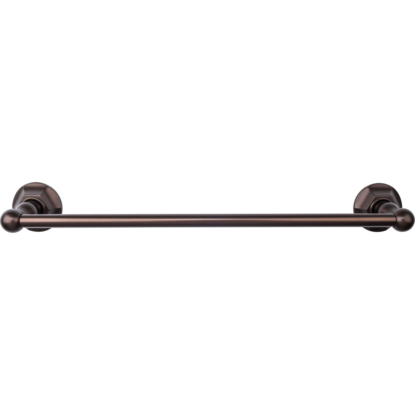 TOP KNOBS ED6ORBB TOP BATH (R) Edwardian Bath Single 20 1/2" Wall Mounted Towel Bar - Oil Rubbed Bronze