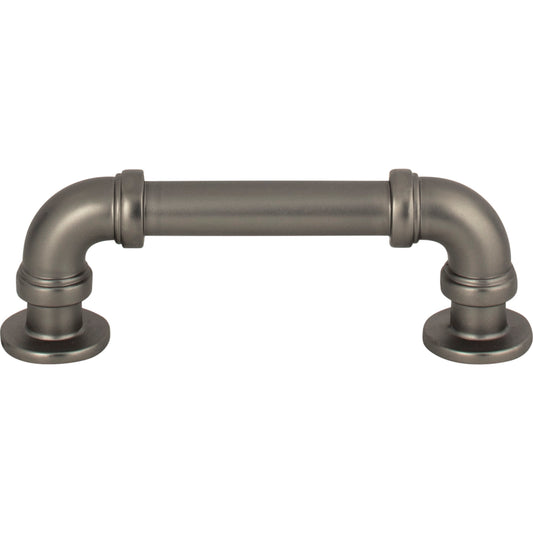 ATLAS 367-GF Steam Punk 3" Center to Center Bar Pull , Graphite