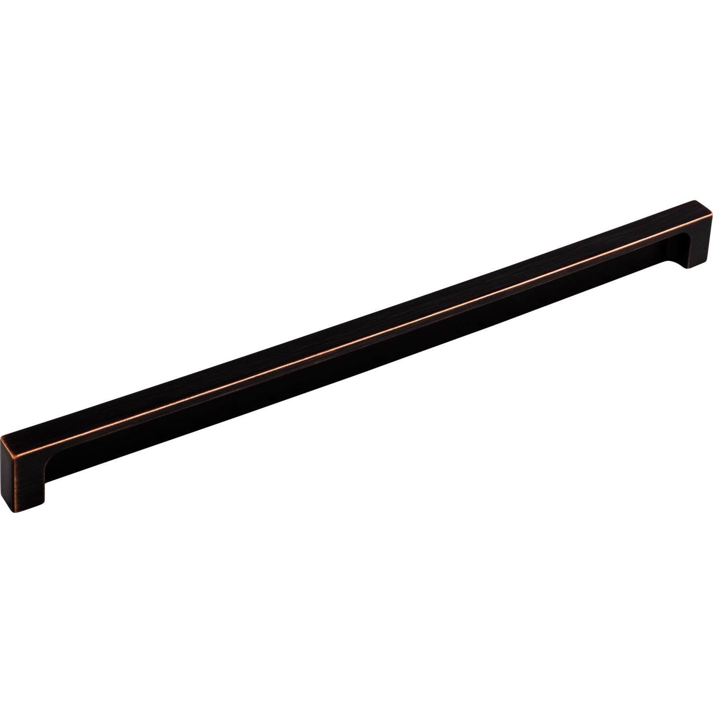 TOP KNOBS TK278TB Modern Metro 12" Center to Center Finger Pull - Tuscan Bronze