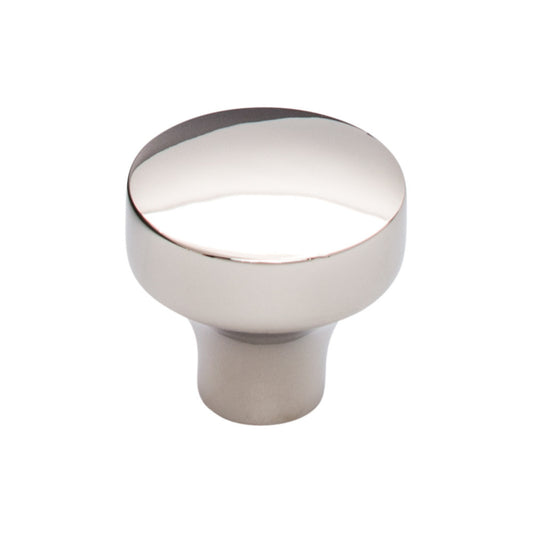 TOP KNOBS TK901PN Kinney 1 1/4" Diameter Round Knob - Polished Nickel