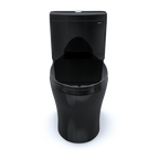 TOTO MS446124CEMN#51 Aquia Iv Washlet+ Two-Piece Elongated Dual Flush 1.28 And 0.9 Gpf Toilet - Ebony