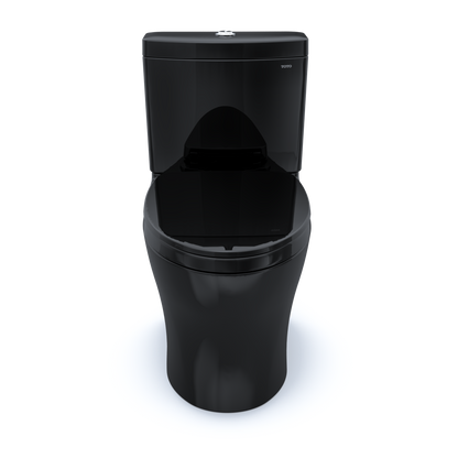 TOTO MS446124CEMN#51 Aquia Iv Washlet+ Two-Piece Elongated Dual Flush 1.28 And 0.9 Gpf Toilet - Ebony