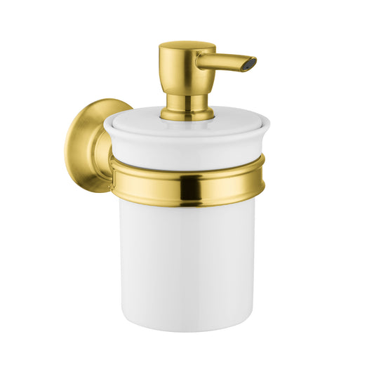AXOR Montreux Soap Dispenser in Brushed Gold Optic