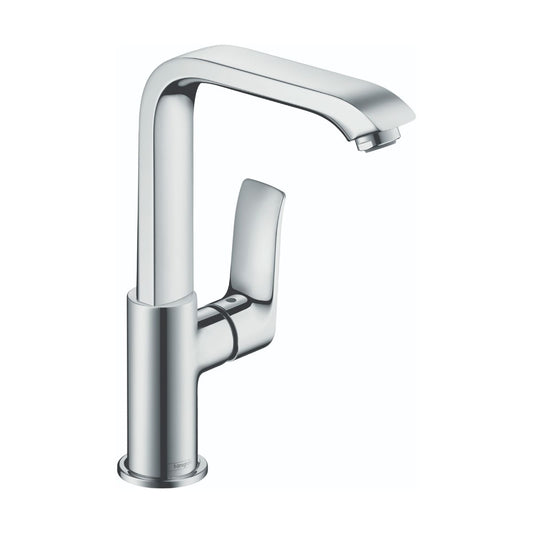 HANSGROHE 31087001 Metris Single-Hole Faucet 230 with Swivel Spout and Pop-Up Drain, 1.2 GPM - Chrome