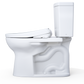 TOTO MW4544736CUFGA#01 WASHLET+ Drake II 1G Two-Piece Elongated 1.0 GPF Toilet with Auto Flush WASHLET+ S7A Contemporary Bidet Seat , Cotton White