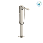 TOTO TBG08306U#BN Gc Single-Handle Free Standing Tub Filler With Handshower - Brushed Nickel