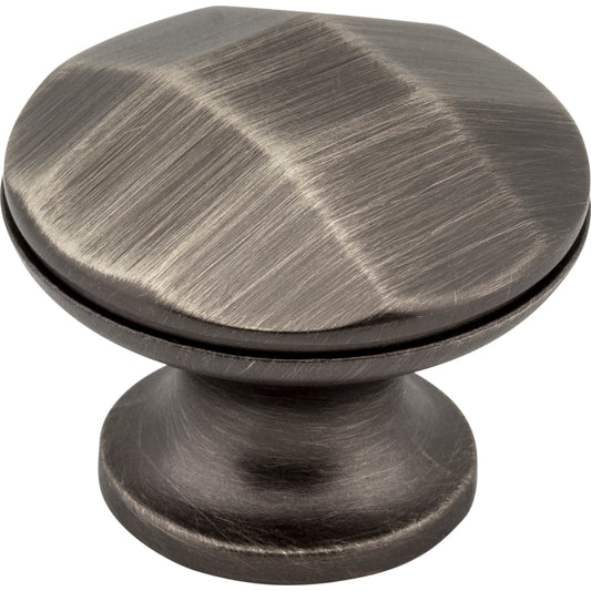 ELEMENTS 423BNBDL Drake 1-3/16" Diameter Mushroom Knob , Brushed Pewter