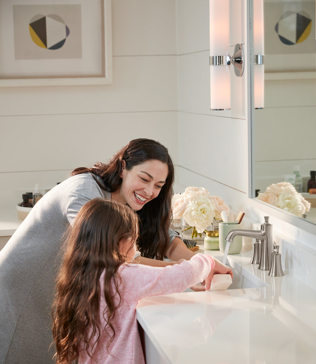 HANSGROHE 04774820 Joleena Widespread Faucet 100 with Pop-Up Drain, 1.2 GPM - Brushed Nickel