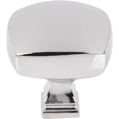 JEFFREY ALEXANDER 278L-PC Audrey 1-3/8" Diameter Square Knob - Polished Chrome