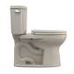 TOTO MS454124CEFG#03 Drake II Two-Piece Elongated 1.28 GPF Universal Height Toilet with CEFIONTECT and SS124 SoftClose Seat , Bone