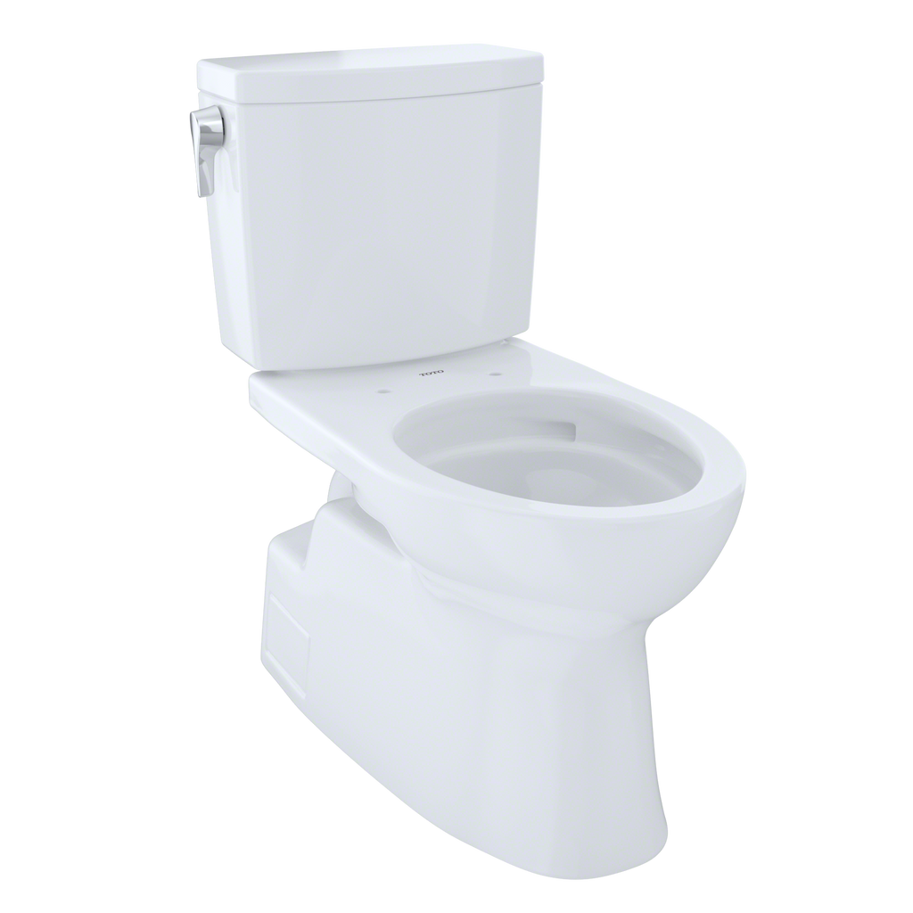 TOTO CST474CUFG#01 Vespin II 1G Two-Piece Elongated 1.0 GPF Universal Height Skirted Design Toilet with CEFIONTECT , Cotton White