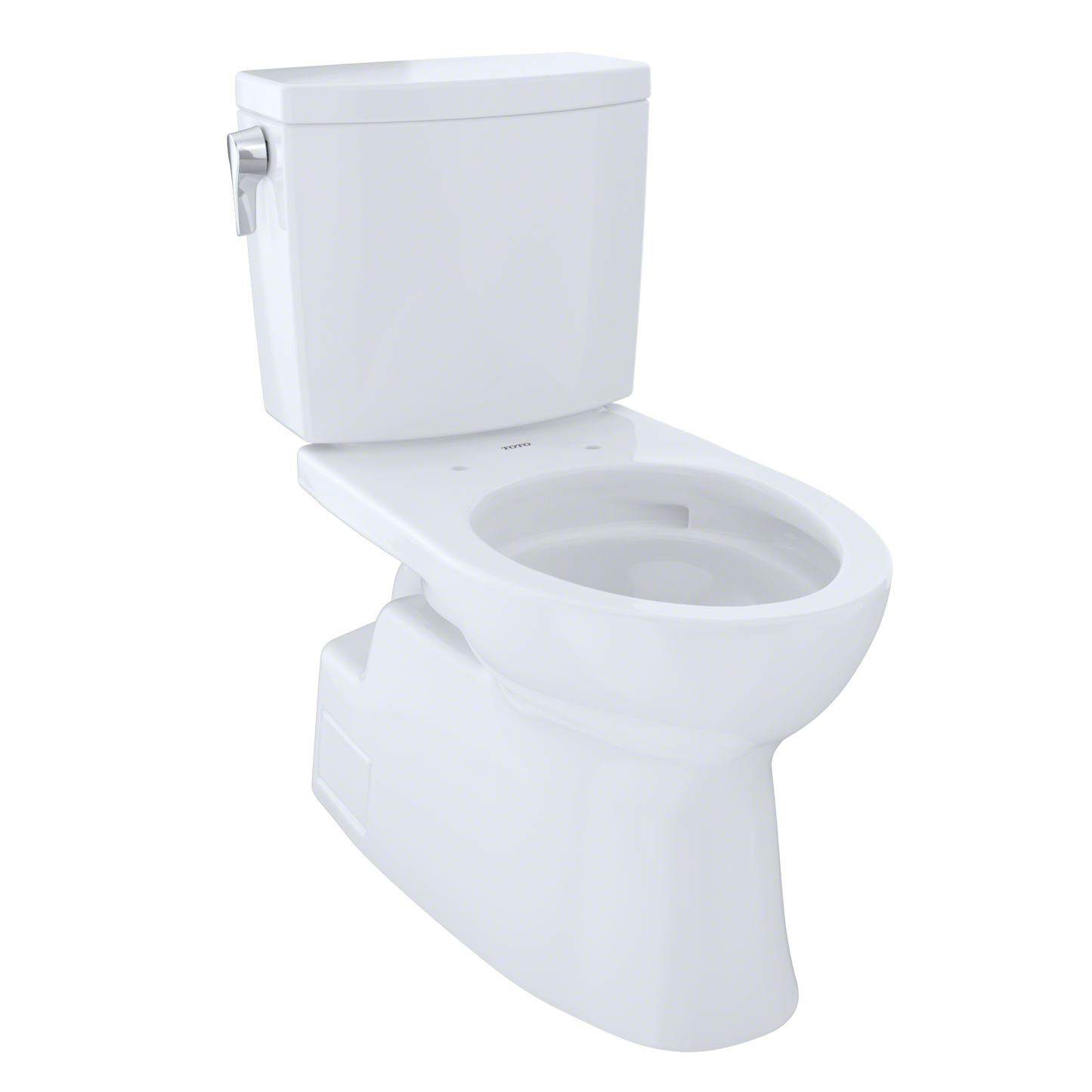 TOTO CST474CUFG#01 Vespin II 1G Two-Piece Elongated 1.0 GPF Universal Height Skirted Design Toilet with CEFIONTECT , Cotton White