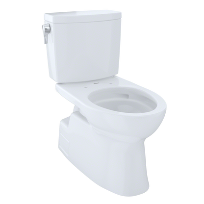 TOTO CST474CUFG#01 Vespin II 1G Two-Piece Elongated 1.0 GPF Universal Height Skirted Design Toilet with CEFIONTECT , Cotton White
