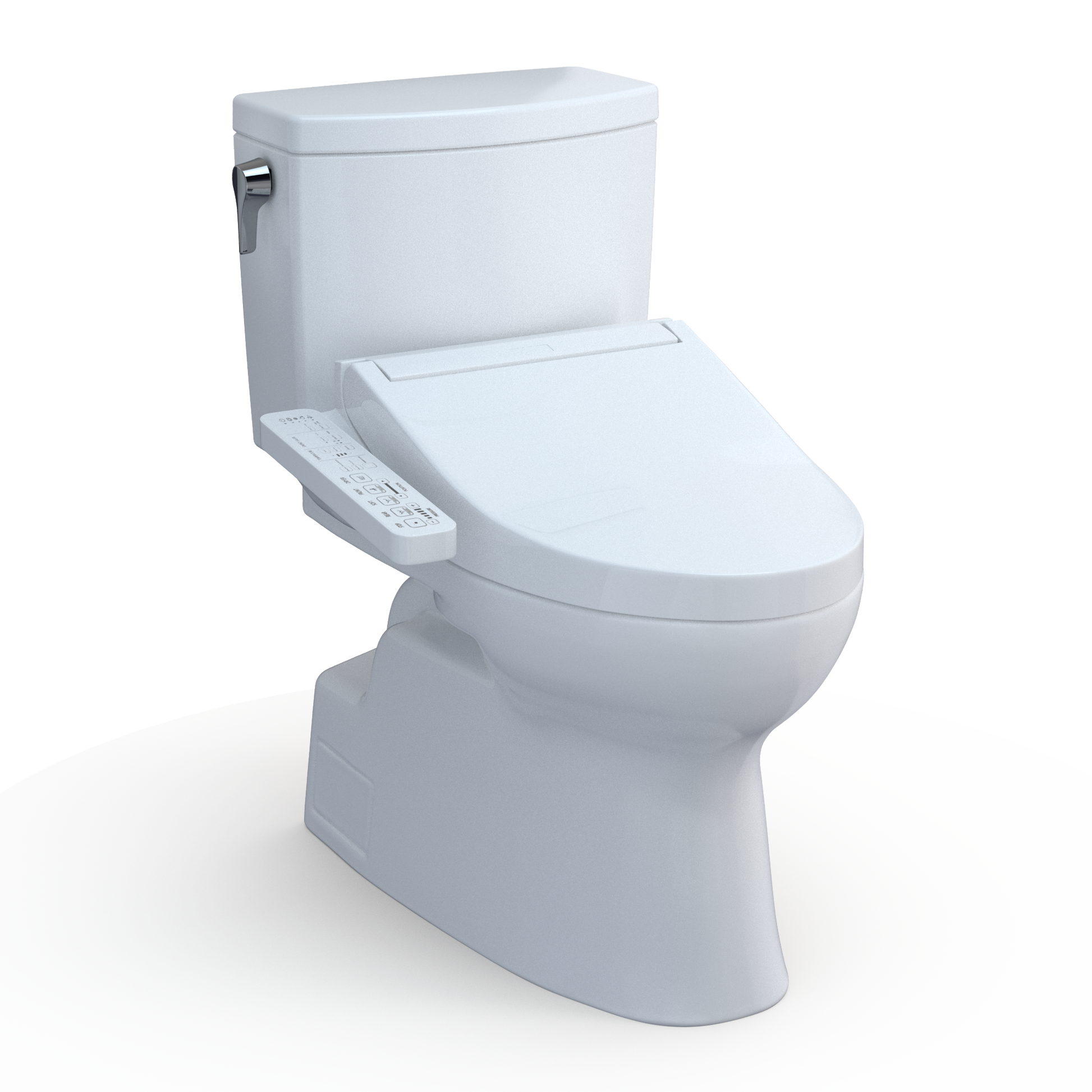TOTO MW4743074CUFG#01 Washlet+ Vespin Ii 1G Two-Piece Elongated 1.0 Gpf Toilet And Washlet+ C2 Bidet Seat - Cotton White