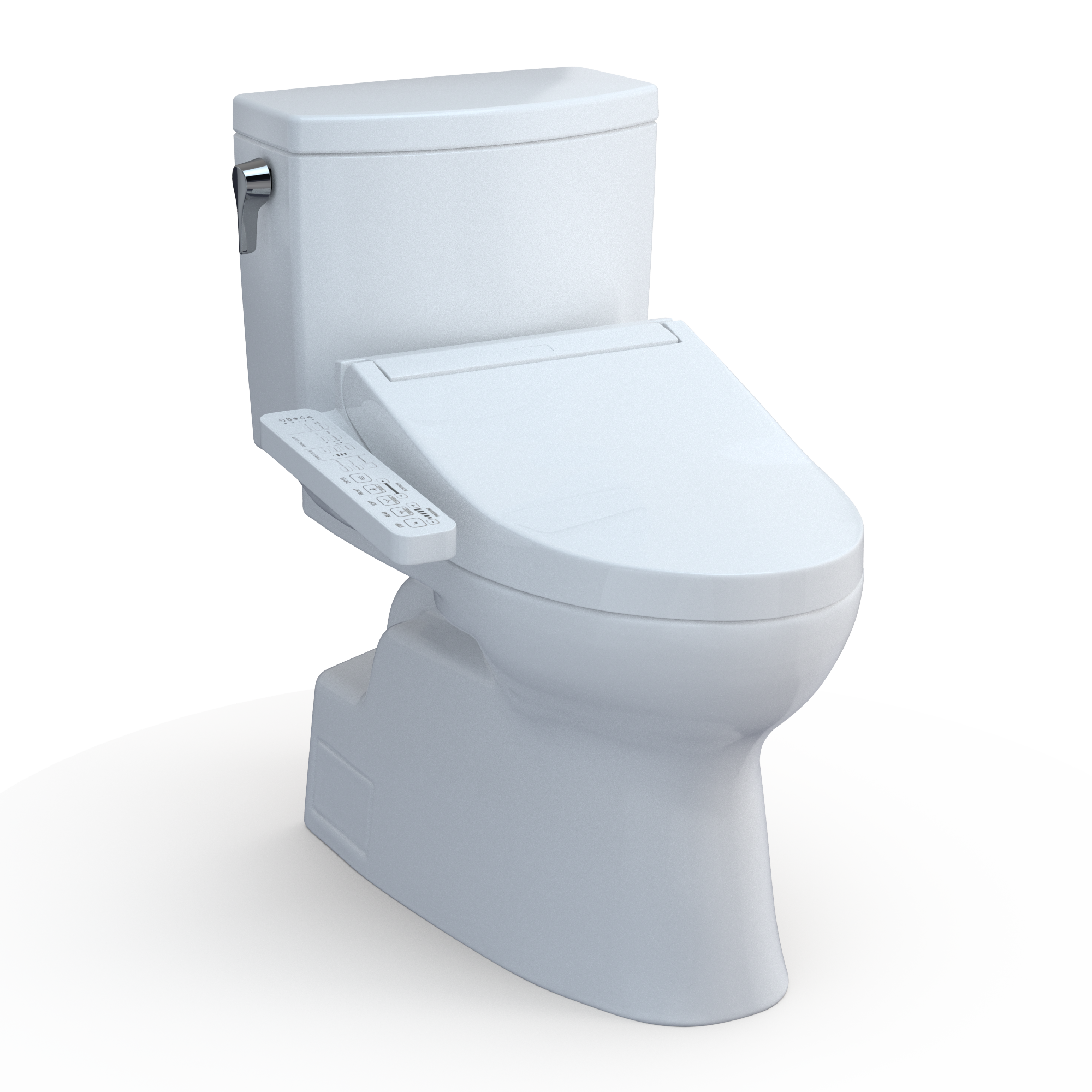 TOTO MW4743074CUFG#01 Washlet+ Vespin Ii 1G Two-Piece Elongated 1.0 Gpf Toilet And Washlet+ C2 Bidet Seat - Cotton White